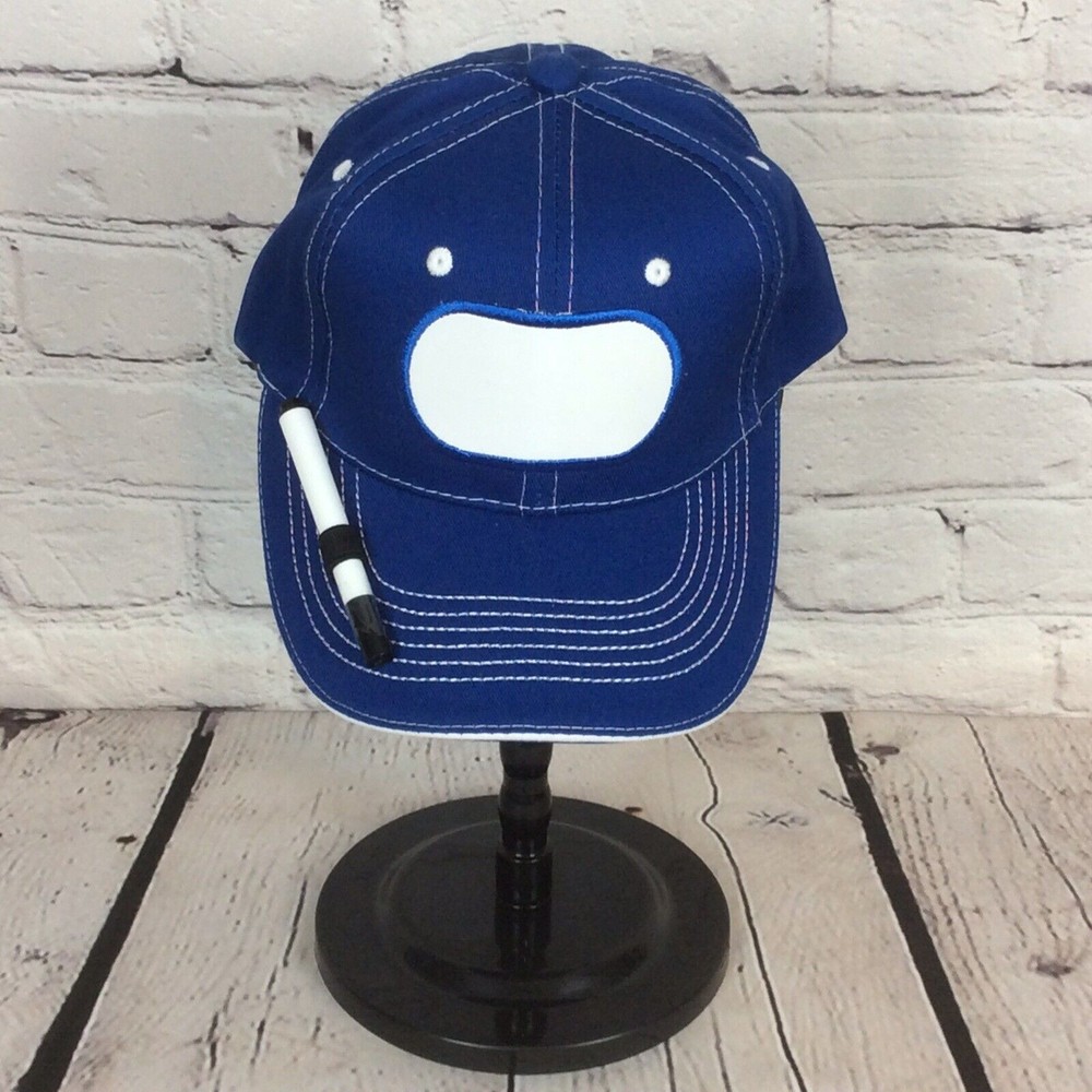 Billy Bob Blue Billboard Hat Dry Eraser Adjustable Baseball Cap Post a Message