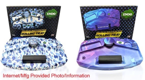 2 EACH Endo Multi-Function Rolling Grinder Tray Herb / Tobacco *$12.50 For 2ea*