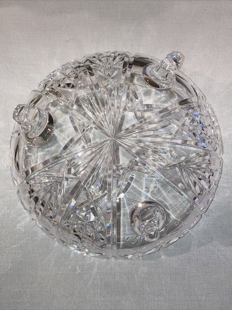 Clear glass Candy Dish