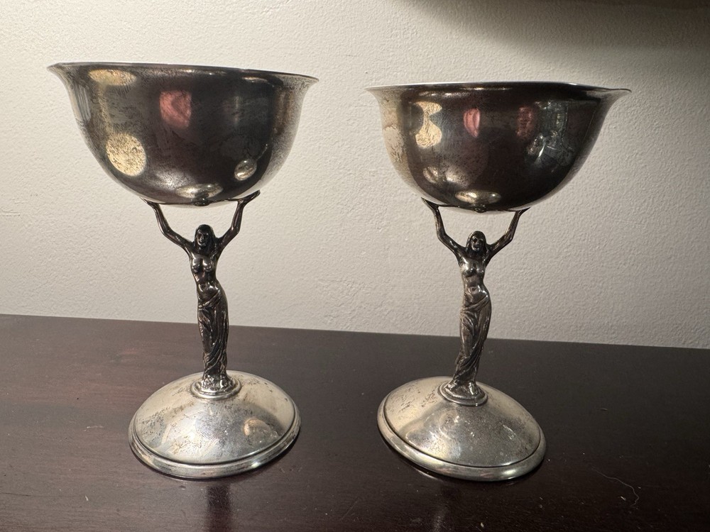 Sterling Silver Nude Goblets - Magnificent