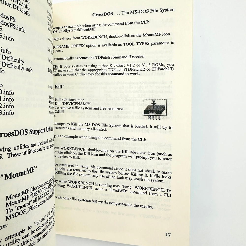 Replacement Manual For Cross DOS 4.0 for Commodore Amiga