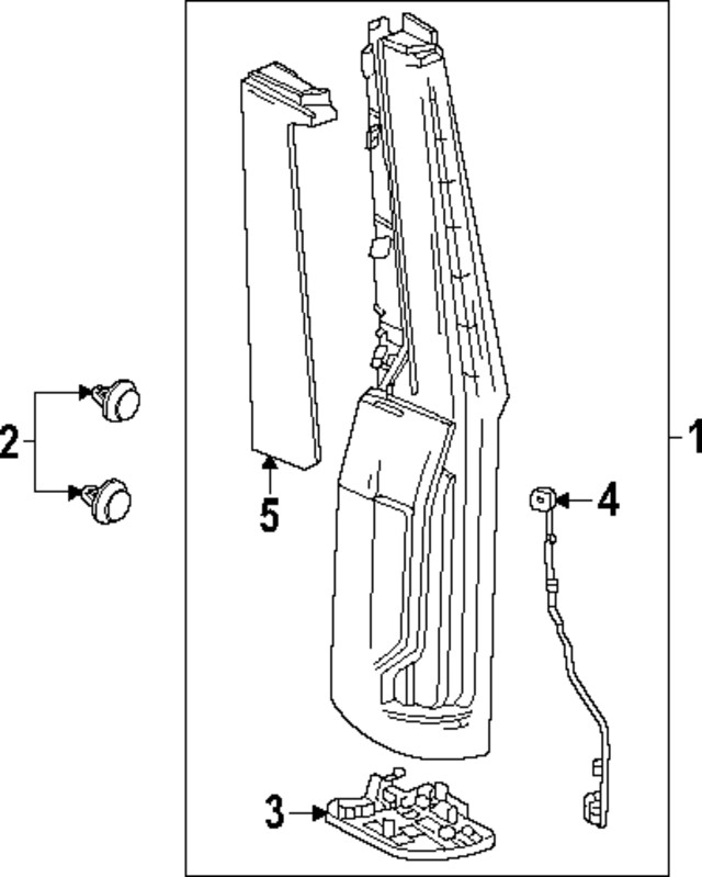 Genuine GM Lamp Bracket 84977785