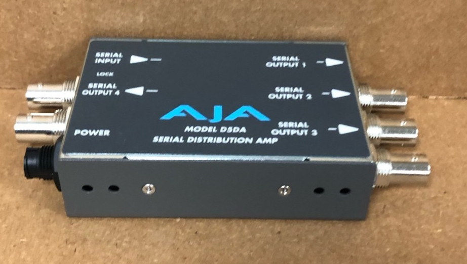 AJA MODEL: D5DA Serial Distribution Amplifier (NO AC-ADAPTER)