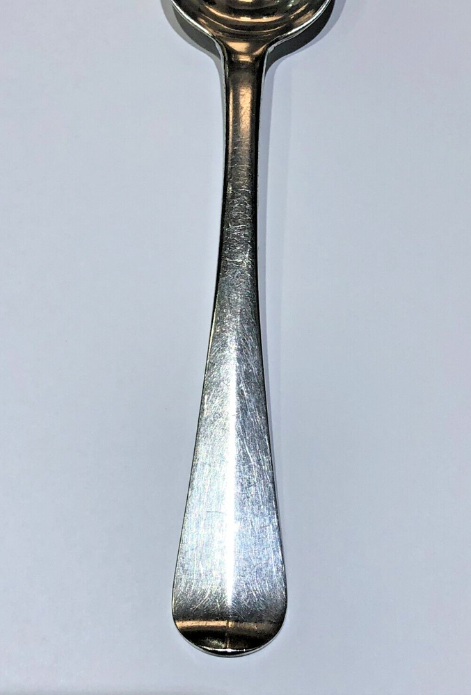 Antique 1873 Dutch Silver Spoon Rat Tail Pattern- .833-Key Export stamp