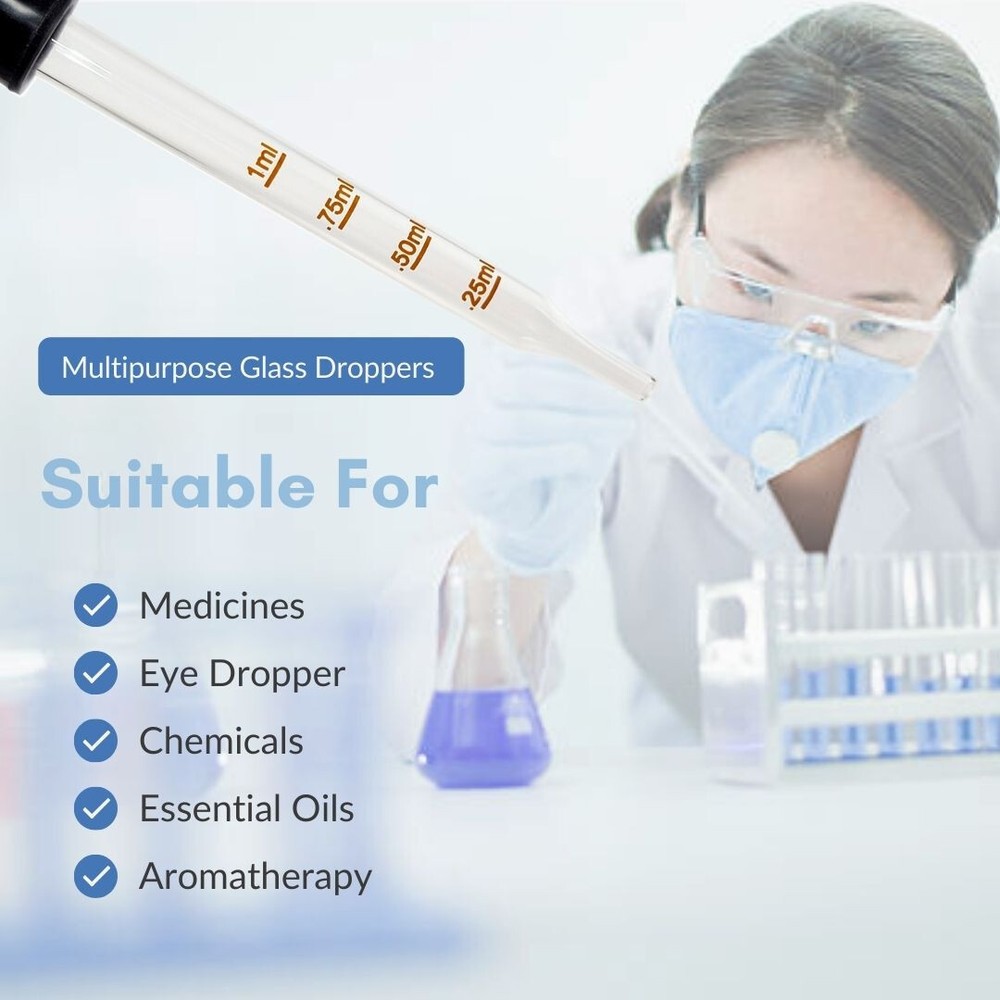 20pc Basic Science Chemistry Lab Pharmacy Spatulas Droppers Tweezers Lab Tech CE