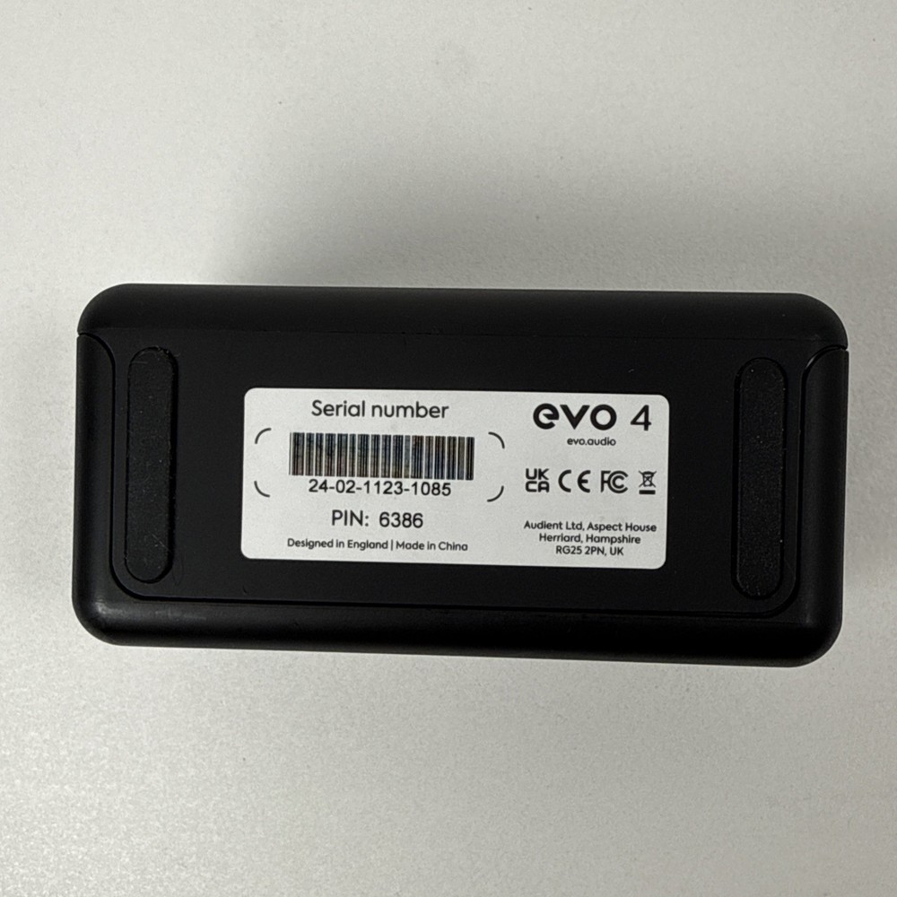 Audient EVO 4 USB Audio Interface Working No Cable Interface Only