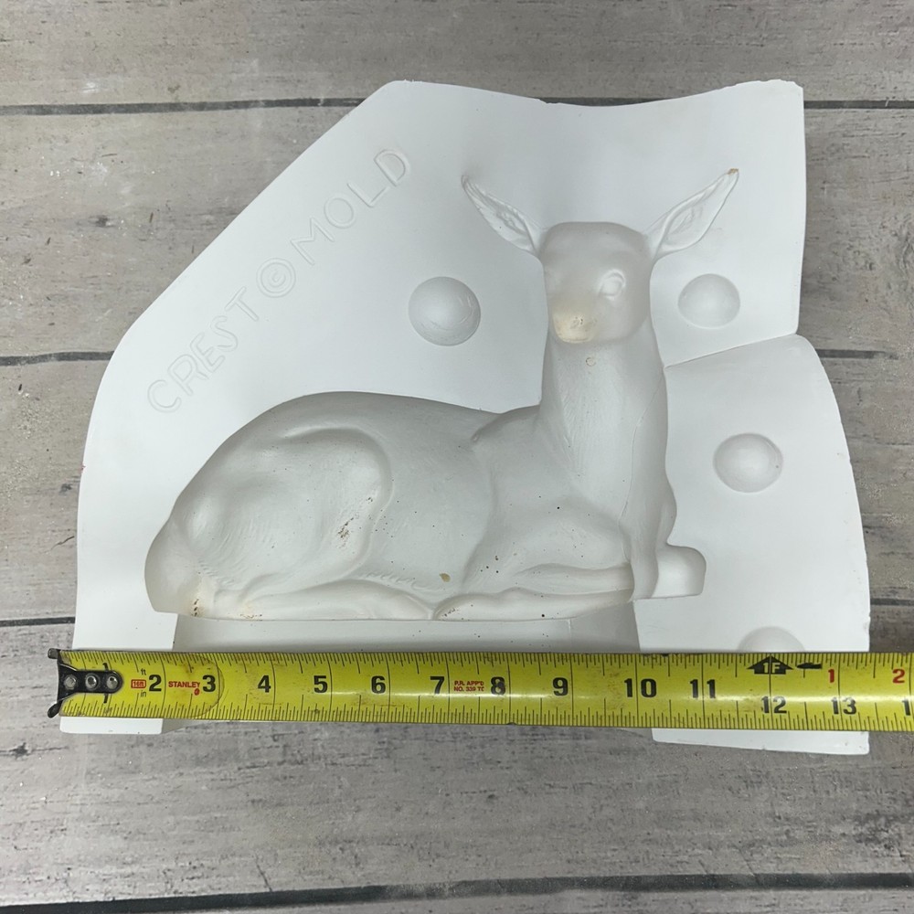 Crest Ceramic Casting Mold L-Deer Laying Down #C-447