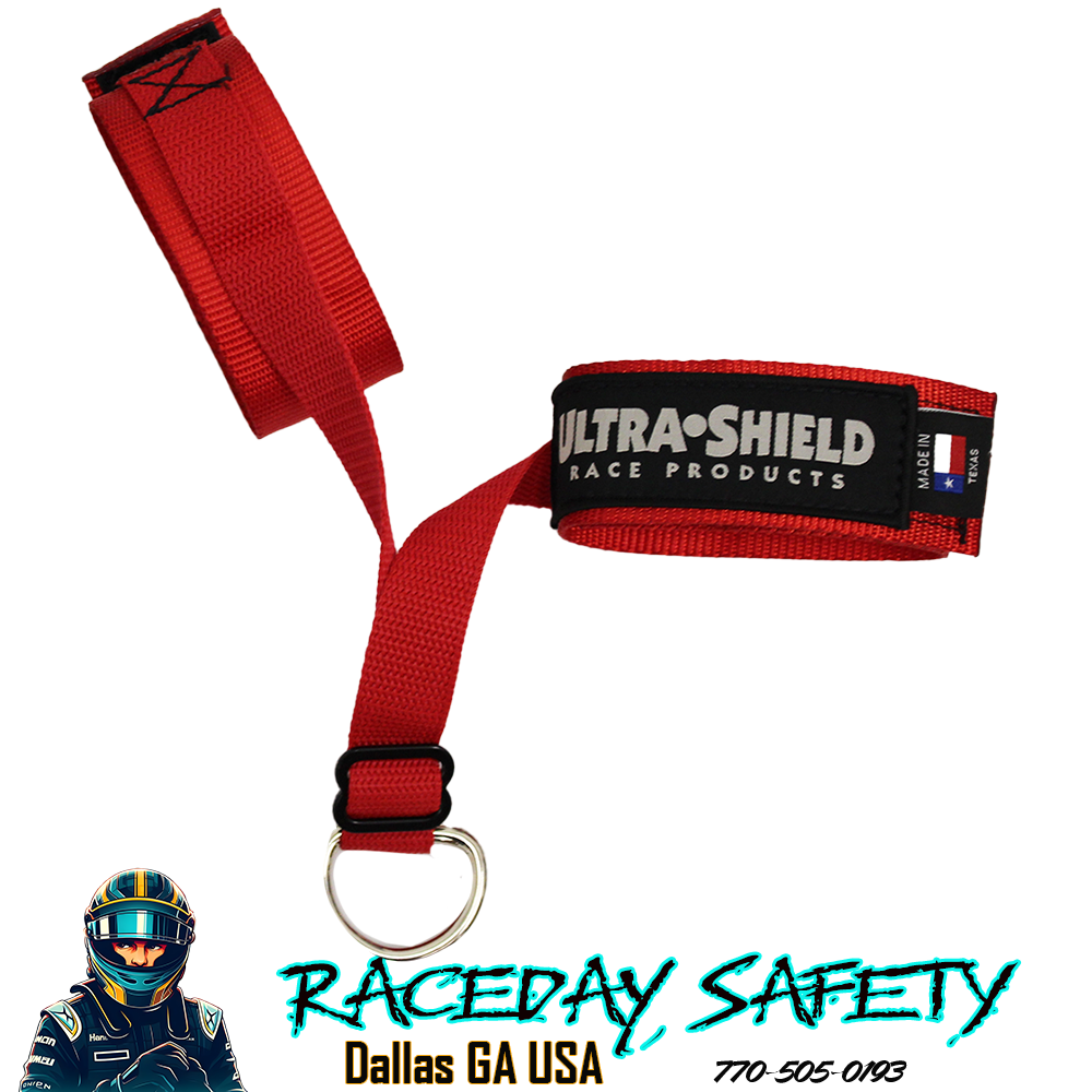 Ultra Shield Junior Racing Arm Restraints Red
