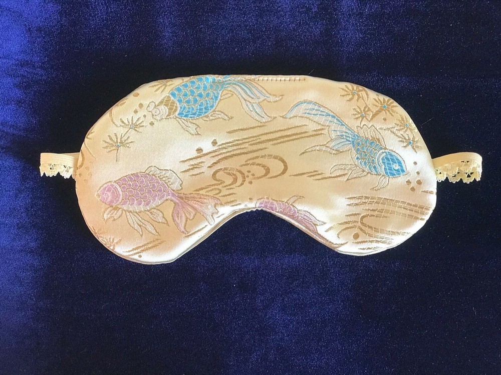 Silk Sleep Mask and Matching Sachet Handmade
