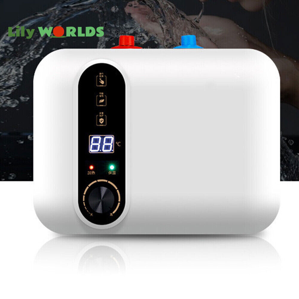 Electric Mini-Tank Water Heater Under Sink Water Heater with USA Cord Plug 1.5kW