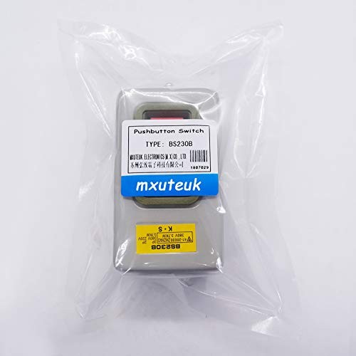 AC 220V/380V Push Button Switch On/Off Start Stop Switch 3 Phase Self Lock