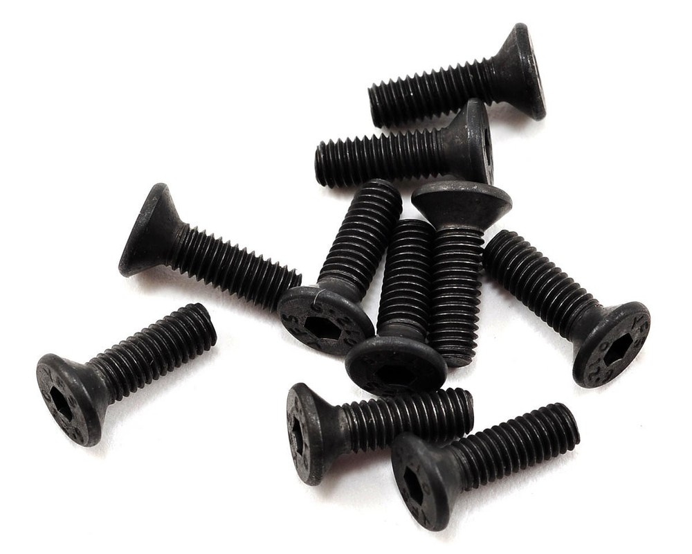 Serpent 3x10mm Hex Flat Head Screw (10) [SER110183]