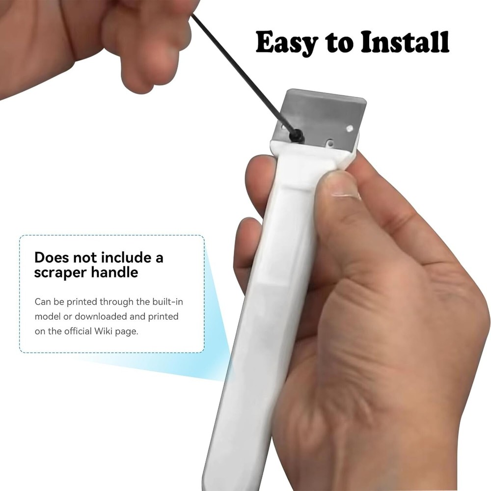 Scraper Tip Blade for Bambu Lab 3D Printer Accessories Build Plate Scraper 3Pcs