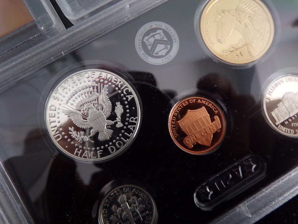 2012 s Silver Proof Set. Penny has nice Red Tint,