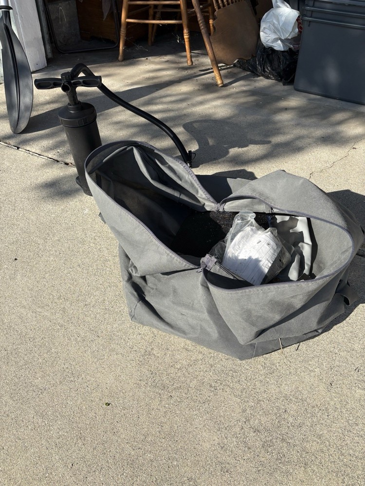 Inflatable Kayak with Oars and Hand Pump
