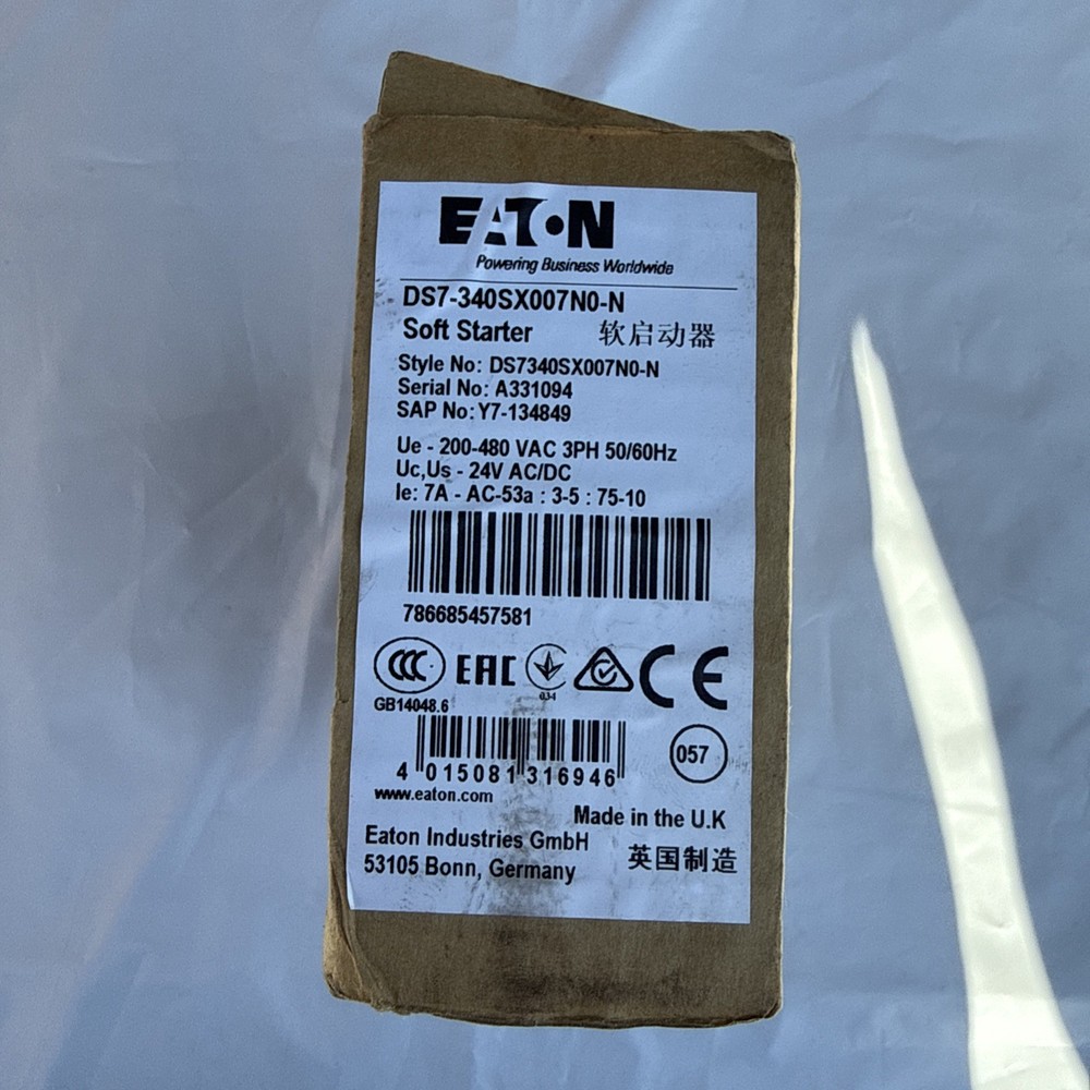 EATON Soft Starter DS7-340SX007N0-N