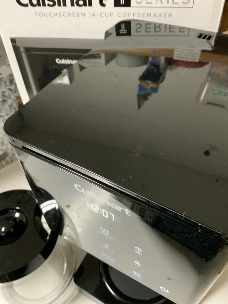 ☕️ Cuisinart DCC-T20 14-Cup Programmable Coffeemaker Black 👍great Cond👇READ