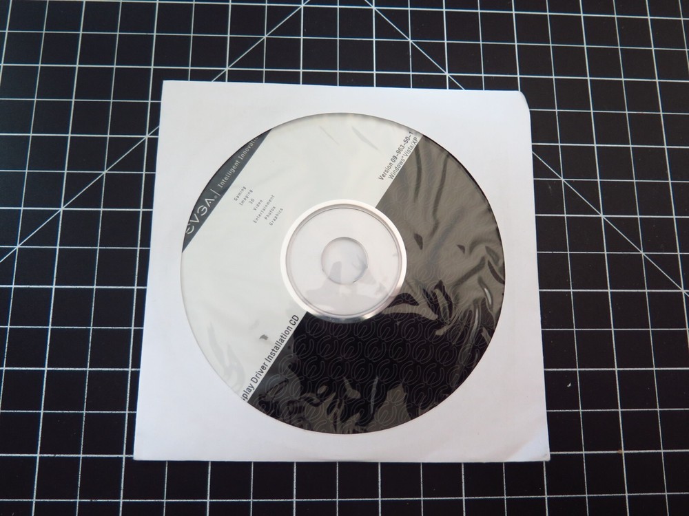 eVGA AGP GPU Display Driver Installation CD Disc 09-963-50-1