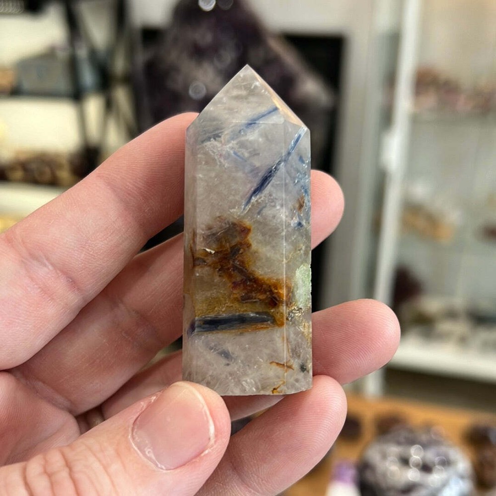 Blue Kyanite Tower W