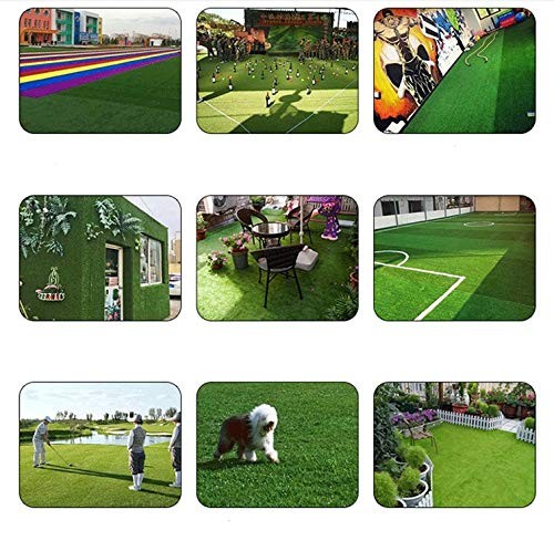 ALTRUISTIC Thick Realistic Artificial Grass Mat Customized Sizes, 5ft x 10ft ...