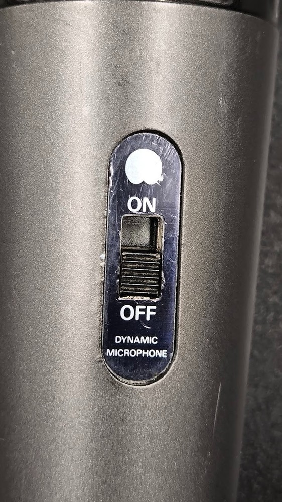 Stage Line DM-2500 Dynamic Microphone Used Working Grey