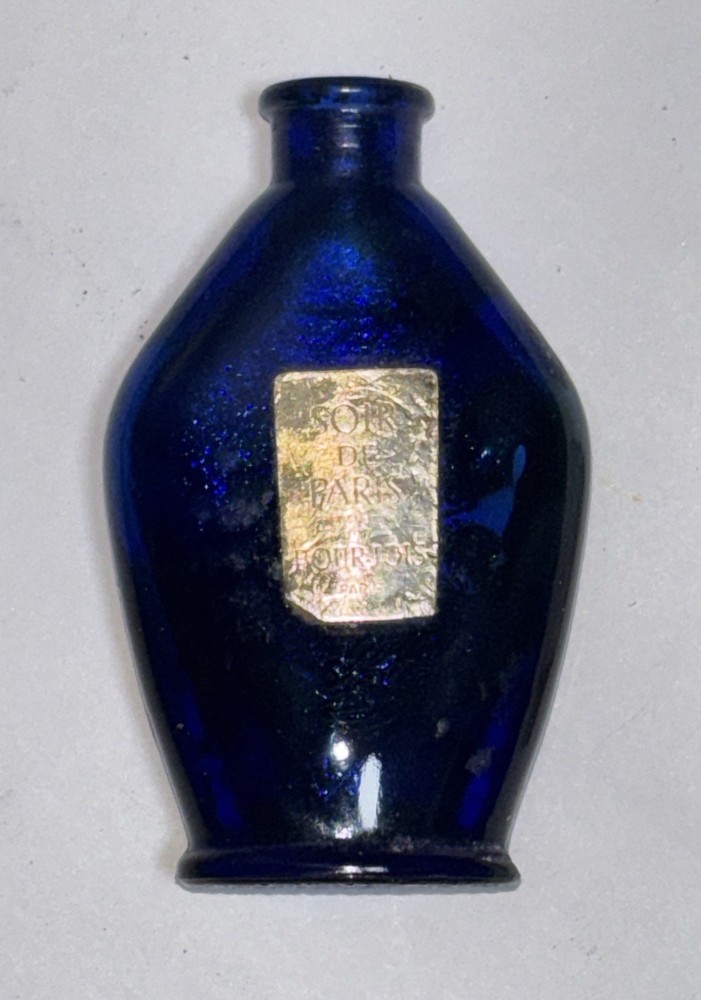 VINTAGE SOIR DE PARIS BOURJOIS EAU DE COLOGNE MINIATURE BOTTLE EMPTY