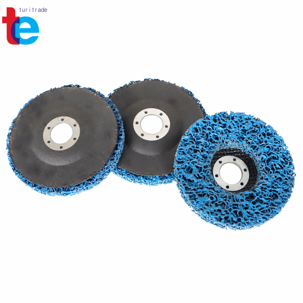 10 Pack 4.5" x 7/8" Strip Disc Wheel Paint Rust Removal Clean For Angle Grinder