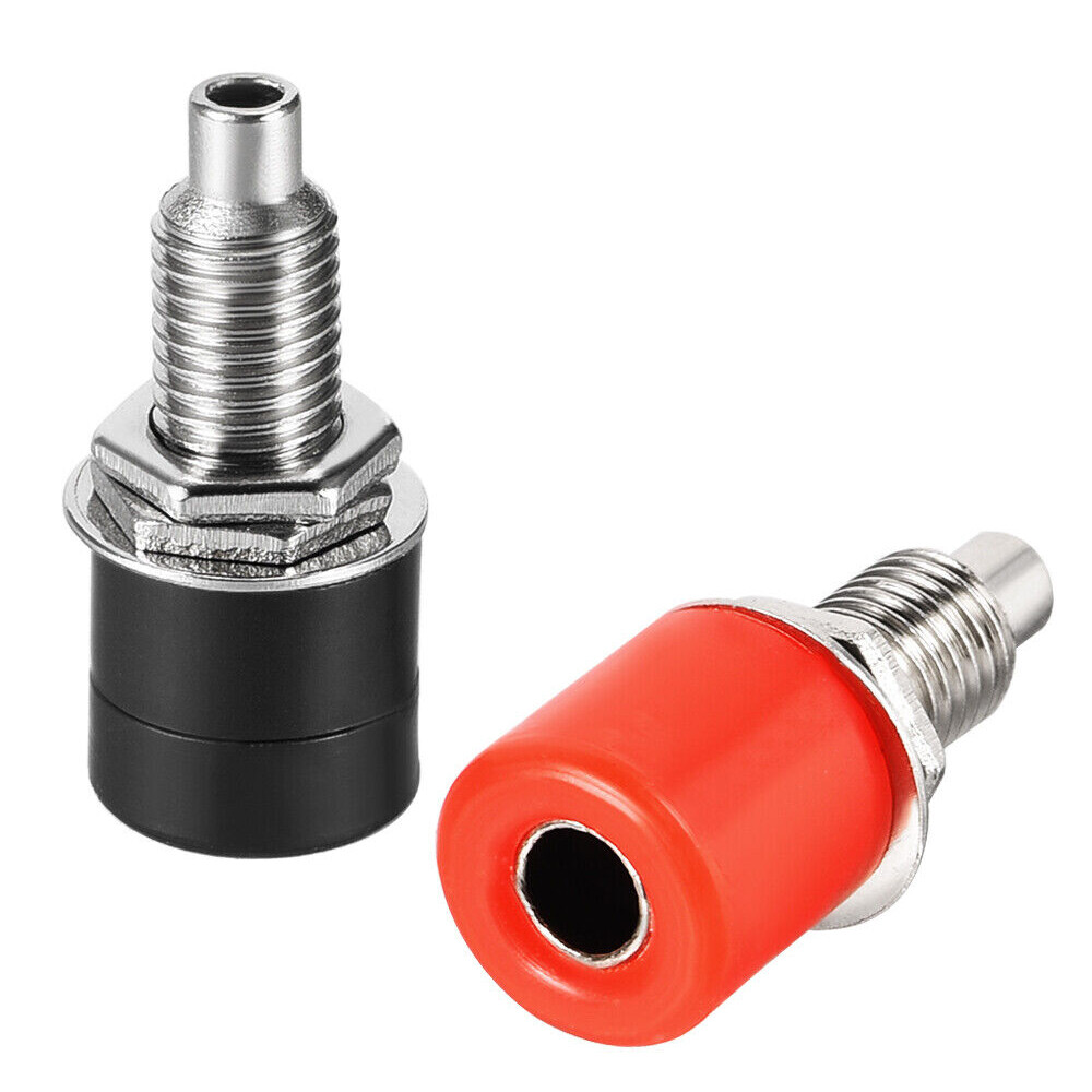 5/10 Pairs Binding Post M6 M8 Thread Amplifier Connector Banana Plug Socket Hot!