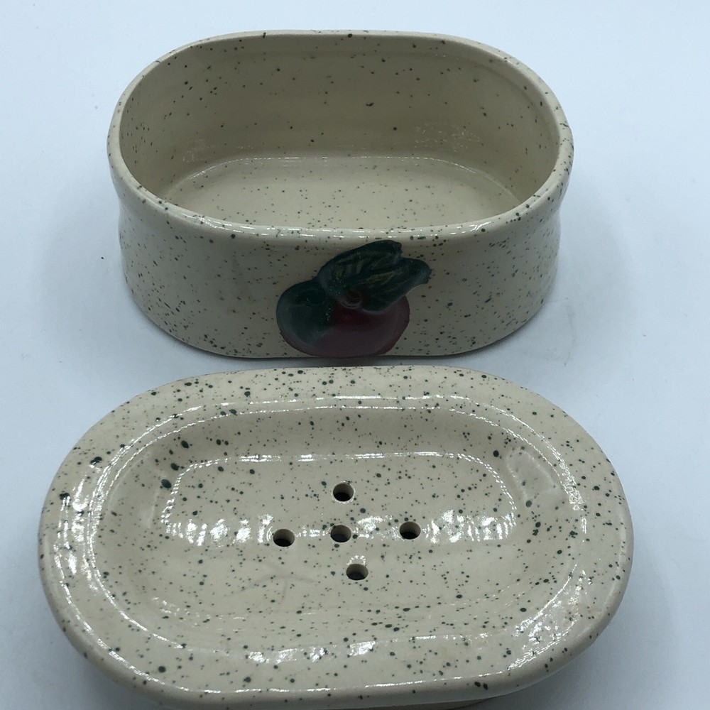 Hermitage Pottery Sandstone 2 Piece Soap Dish