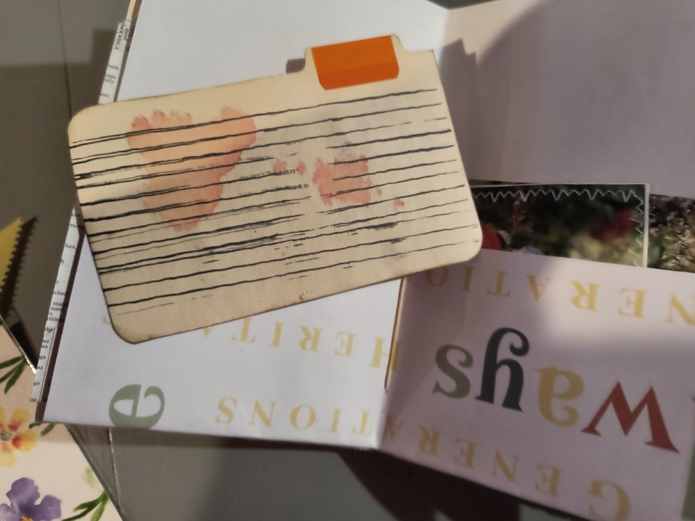 junk journal handmade garden theme