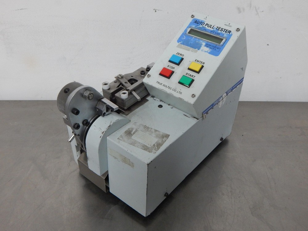 TRUE SOLTEC PT 100 WIRE TENSION AUTO PULL TESTER M0712