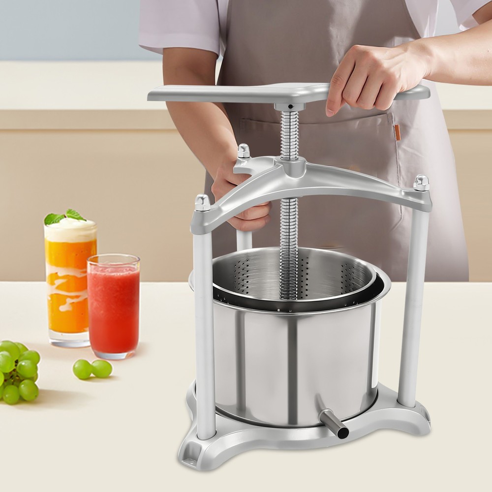 Stainless Steel Fruit Frame Press 6L Cheese Juice Wine Making Home Brew USA US