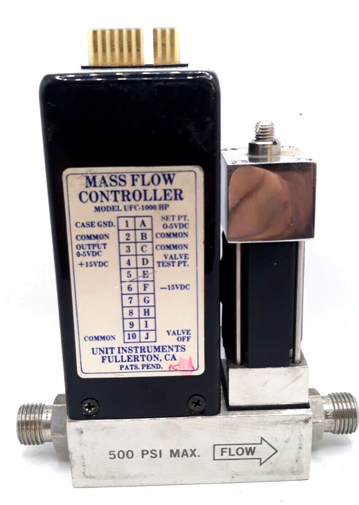 Unit UFC-1000HP Mass Flow Controller Range  200 SCCM Gas C2F6