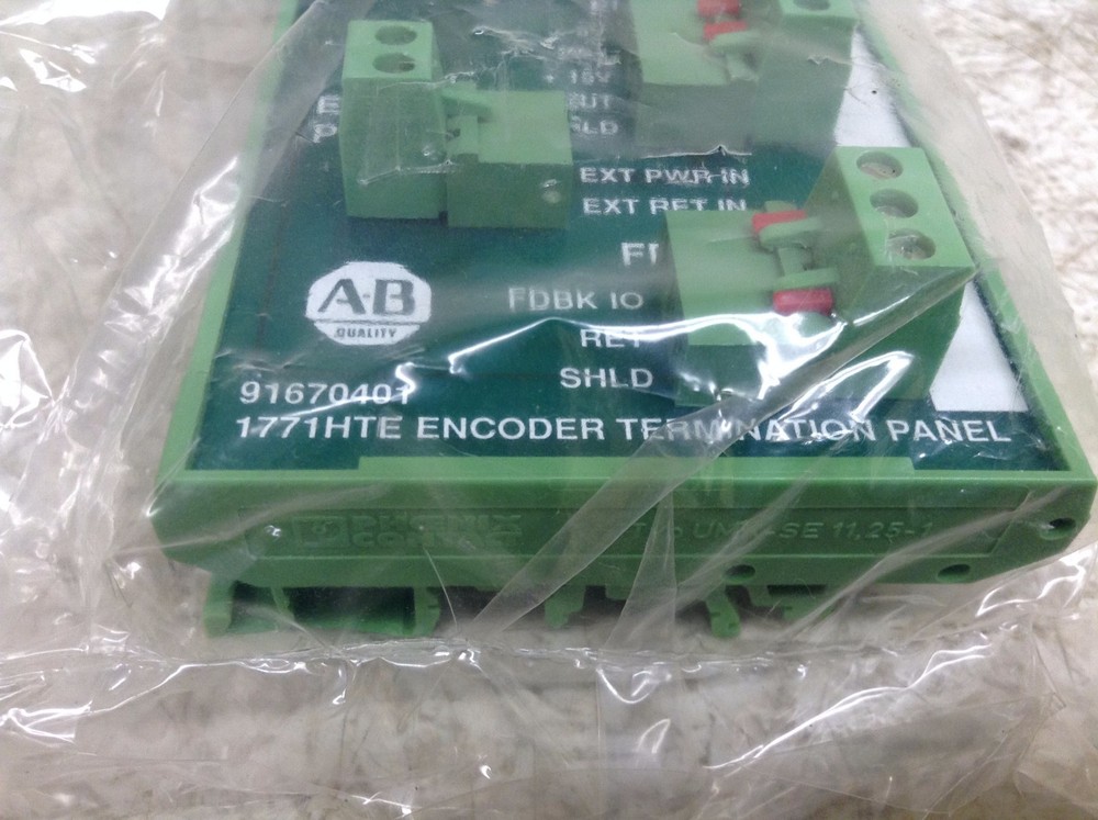 Allen Bradley 91670401 1771HTE Encoder Termination Panel New (TSC)