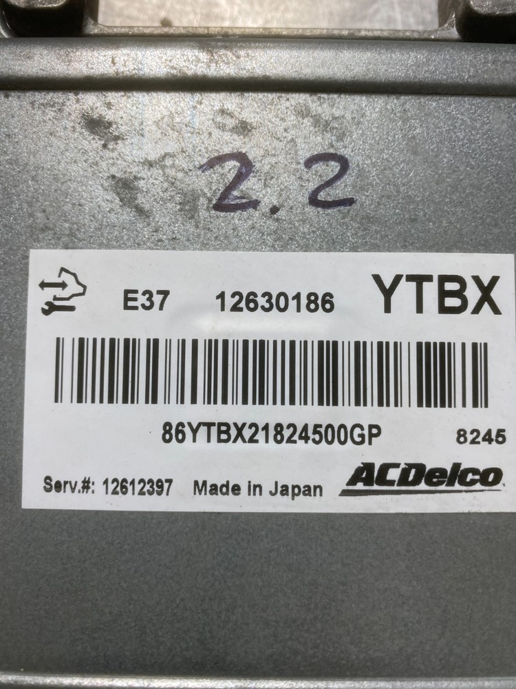 2009 Chevrolet Cobalt Engine Control Module 12630186 ((YTBX))