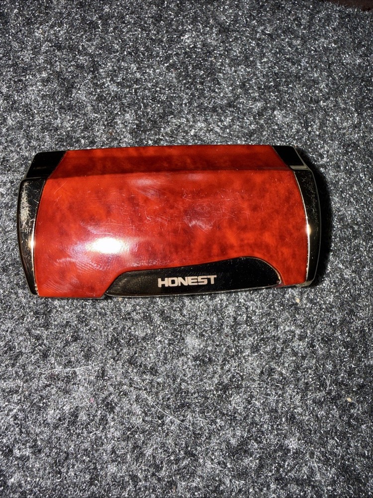 Honest Double Torch Gas Cigarette Cigar Lighter ReFillable with Punch Untested