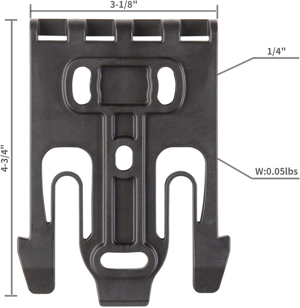 2 Pack QLS Kit, Quick Locking System Kit with Qls 19 and Qls22l for Black