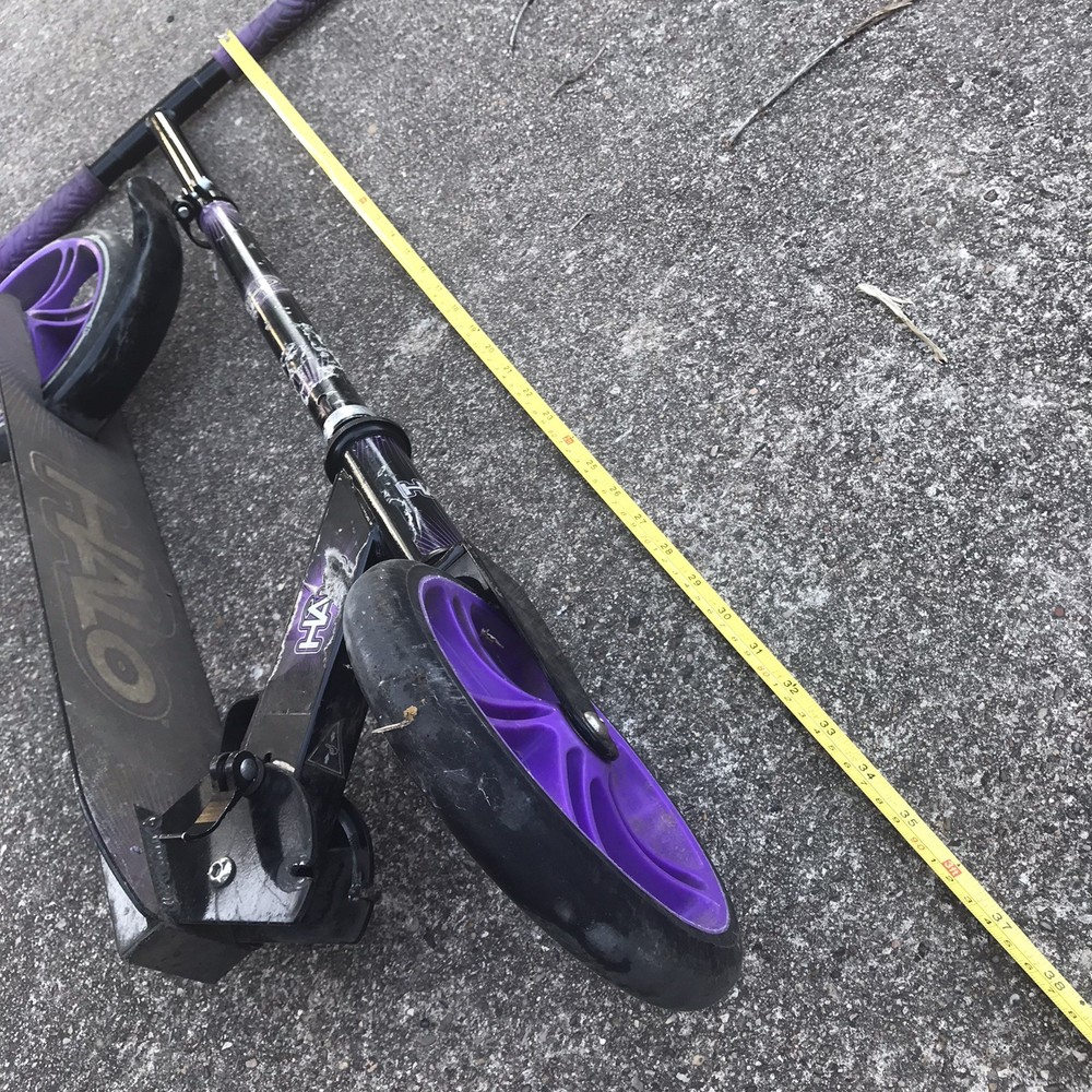Halo Razor Kick Scooter with Height Adjusting Handles, Foldable