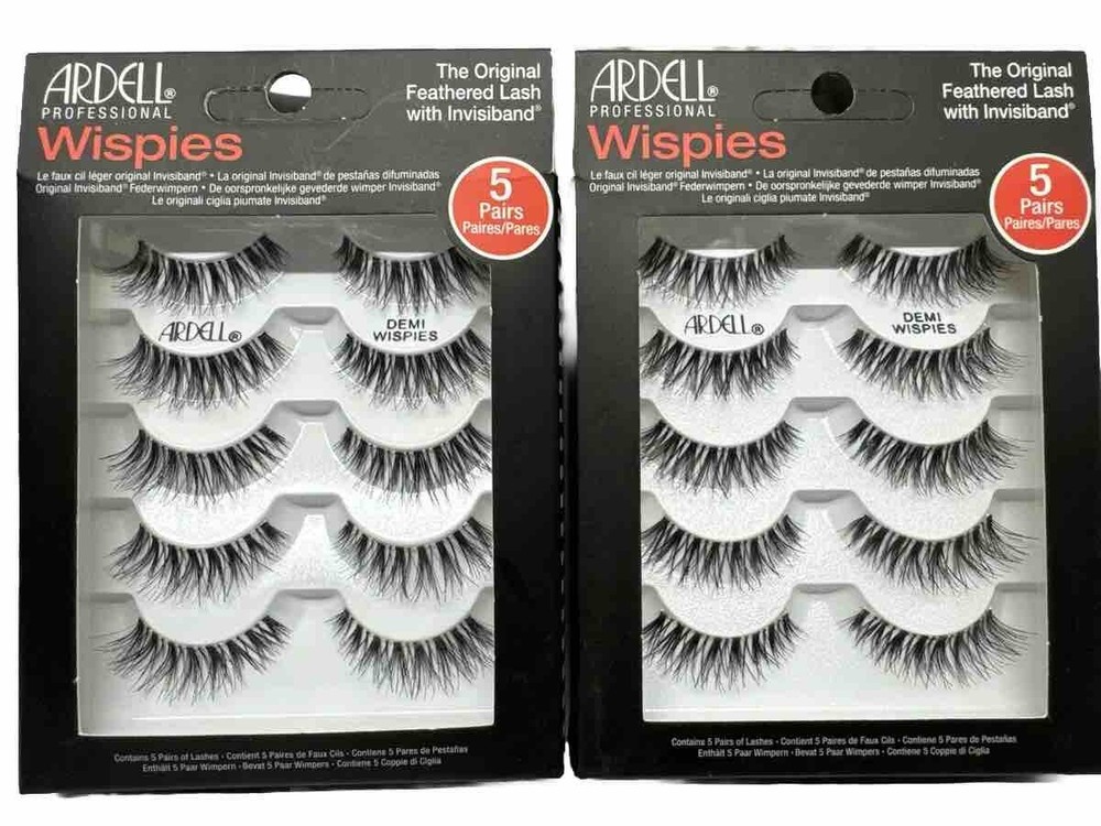 ardell wispies feathered lashes 10pairs