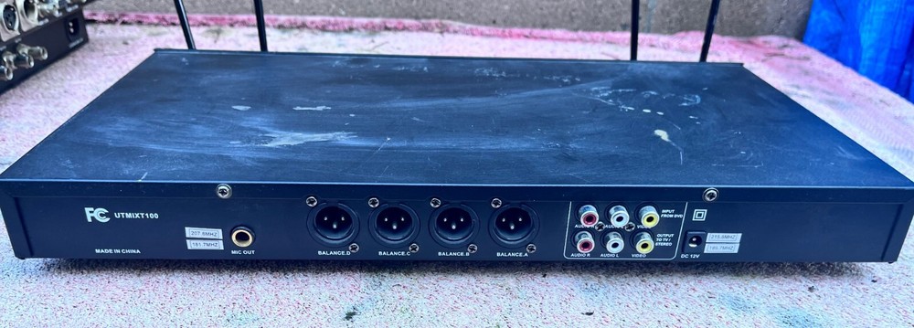 Emerson WM-340 4 Channel Karaoke Wireless Mic Transmitter