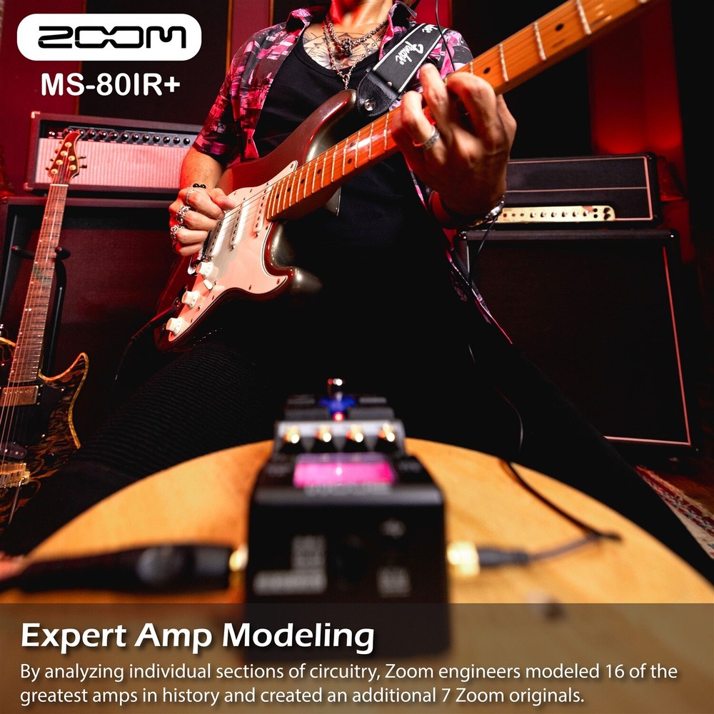 Zoom MS-80IR+ Multistomp Multi-layer IR Pedal Bundle