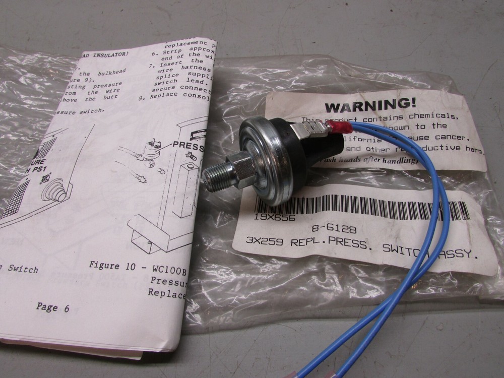Thermal Dynamics 8-6128 Pressure Switch 15psi