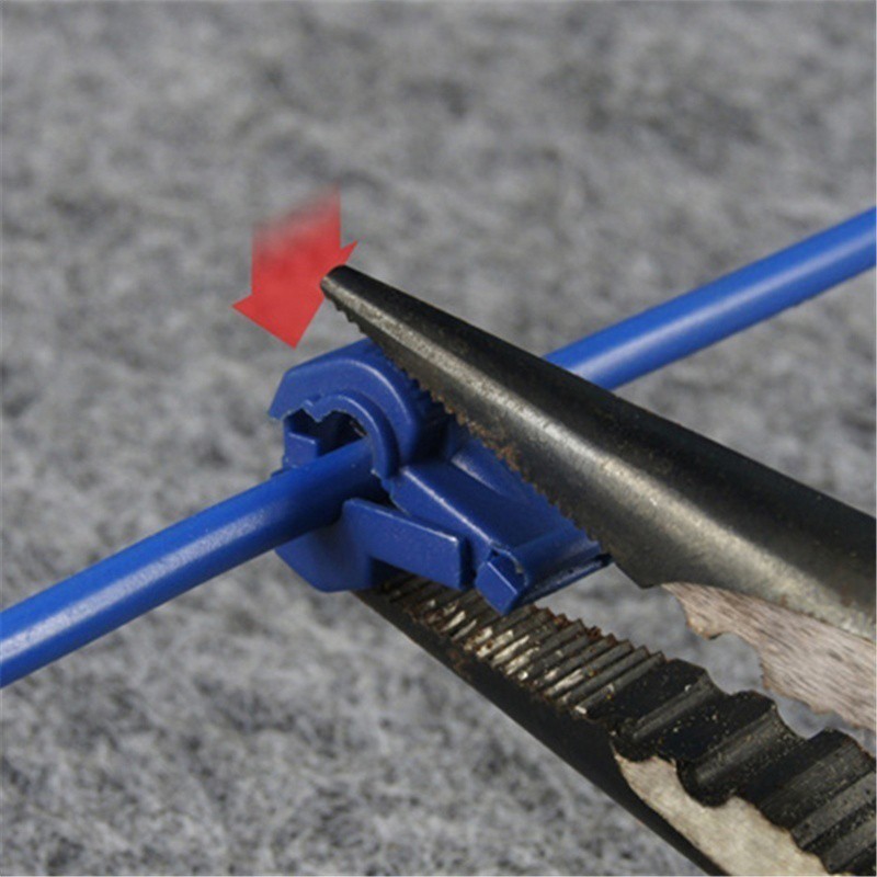 Connector Clamp Clips Kit Electrical Cable Wire Quick Connect Terminals Crimp
