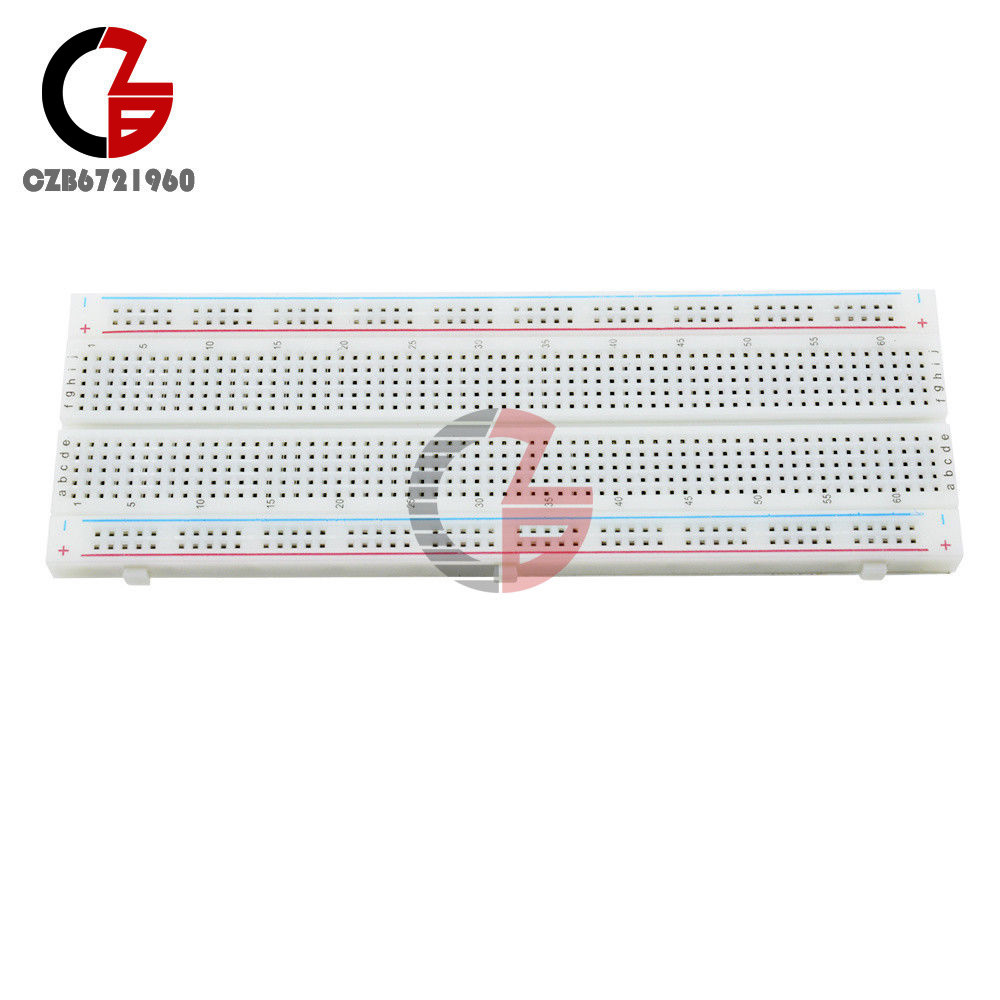 2pcs MB-102 MB102 Breadboard 830 Point Solderless PCB Bread Board Test Develop