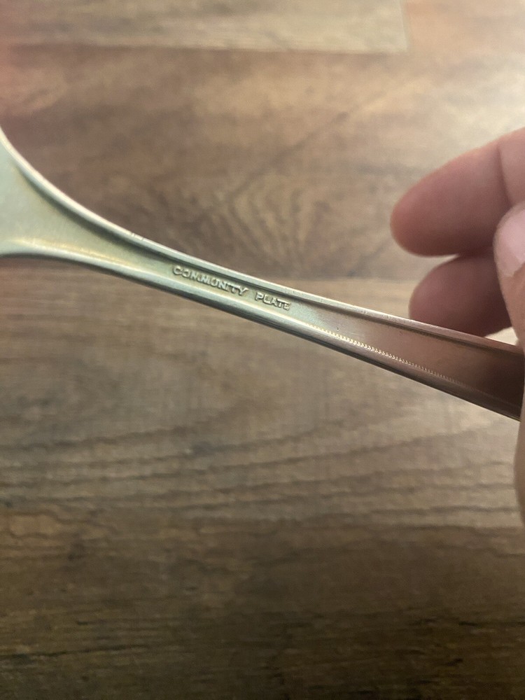 Community Plate Dinner Fork Grosvenor Pattern Silverplated Silver Plate