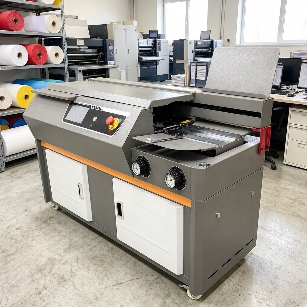 220V 1.9KW A4 Automatic Perfect Binding Machine with 7'' Touch Screen for Office