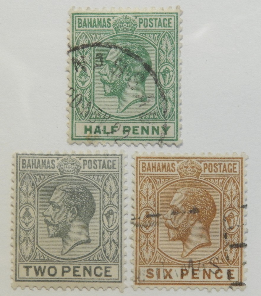 Bermuda Scott # 49, 50A, 53, Mint/Used