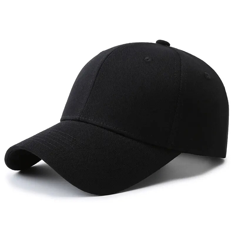 Cotton Plain Solid Baseball Cap Golf Hat Dad Hat Washed Men Women Adjustable Hat