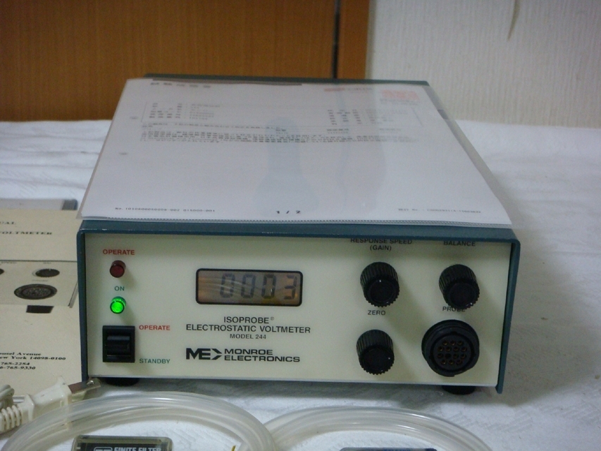 MONROE 244 3000V ISOPROBE ELECTROSTATIC VOLTMETER