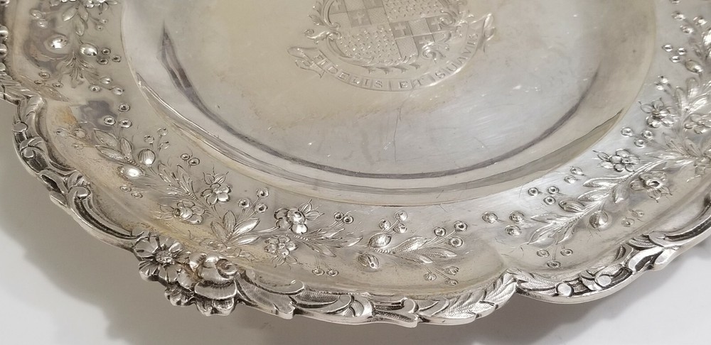 ANTIQUE FRENCH STERLING SILVER PLATTER